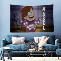 Bandera De Trabajo De Gravity Falls Para Decoración De Habitaciones Y Exterior Material Poliéster Estilo Colgante Sin Personalizar - details 12