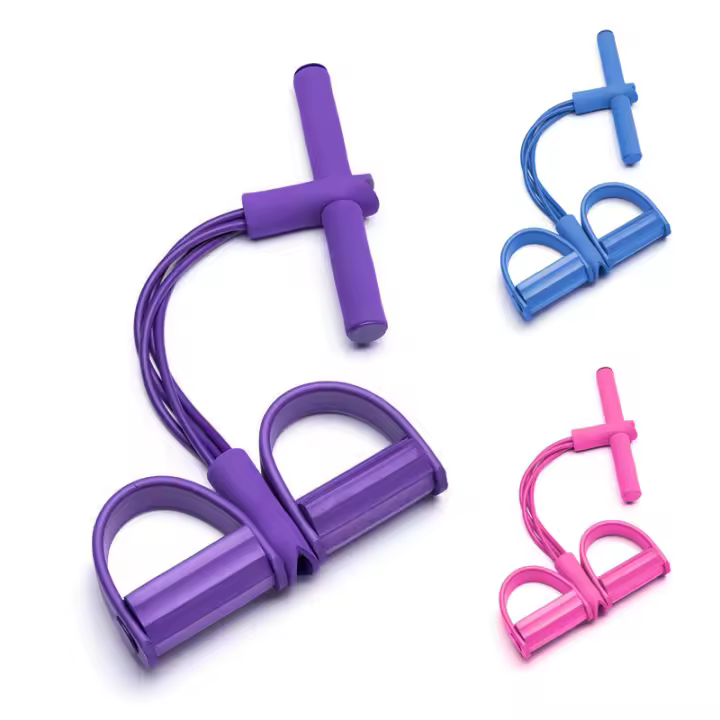 Multifuncional Cinta De Resistencia Elástica Con 6 Tubos Para Yoga Pedal Puller Estiramiento De Piernas Adelgazamiento Entrenamiento - 1
