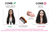 Pelucas De Cabello Humano Sin Pegamento Bob 180% Densidad Onda Corporal Frontal De Encaje 4x4 Pre Escobilladas Listas Para Usar Color Transparente Tamaño Promedio - details 8