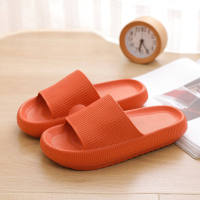 Sandalias De Hueso Grueso Para Mujer EVA Suave Suela Cama De Nubes Pantuflas De Interior Antideslizantes Playa Verano 2025 - details 29