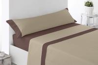 JIMENÉZ HOME - Juego de Sábanas Verano Microfibra Suave Bicolor 3 Piezas - Transpirables | Diseño Exclusivo | 190/200cm - details 0