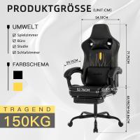 Silla de Orden ergonómico con soporte lumbar Negro - details 8
