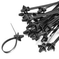 20pcs Clip De Enchufe De Cable Para Automóvil Organizador De Enchufes De Cable Para Tubo Corrugado Estilo De Coche - details 1