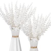 10pcs Hojas De Eucalipto Artificiales Doradas Para Decoración De Fiesta Boda Sala De Estar Hogar Adornos De Flor DIY Ramo De Flores - details 2