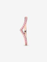 Pandora - Anillo Pandora Timeless Wish Sparkling Pink - Baño de Rose Gold de 14K - details 2