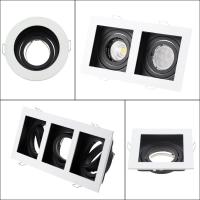Marco De Luz Led Aluminio Inalámbrico Negro Y Blanco Para GU10 Y MR16 Foco De Iluminación Revestimiento De Aleación De Aluminio - details 0