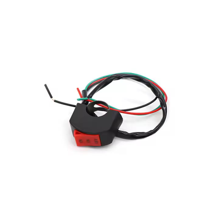 Faros De Motocicleta LED Con Interruptor Doble Color Bajo/Alto Brillo Moto Auxiliar DRL Lámparas De Neblina En Aleación De Aluminio - 1