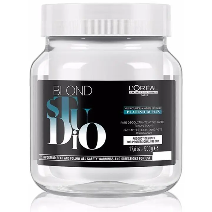 L'Oreal Blond Studio 7 Pasta Decoloración Platinium Plus 500G - 1