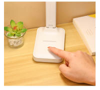 Lámpara De Escritorio Doble LED Con Luz Nocturna Toque 3 Niveles Regulables Recargable Por USB Protección Para Los Ojos Plegable Para Lectura En La Cama - details 21