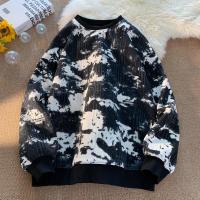 Sudadera De Cuello Alto Holgada Coreana Casual Deportiva Para Hombres Y Mujeres Sudadera De Colores Múltiples De Algodón Oversized - details 5