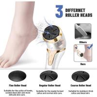 Lima Eléctrica para pies IPX7, resistente a Agua, recargable, para eliminar callos y Piel Muerta, agrietada o endurecida. - details 1
