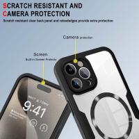 Funda Protectora Completa 360 Para iPhone 14 15 pro Max 11 12 13Pro 14Plus 15Plus Con Montaje En Coche Magnético Y Pantalla Transparente Anti-Scratch Dual Layer Non-Slip - details 5