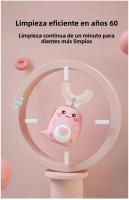 Cepillo De Dientes Eléctrico Para Niños Con Cerdas De Silicona 360 Grados Automático Recargable Por USB Cepillo Inteligente En Forma De U - details 6