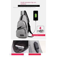 Bolsa De Pecho Para Hombres De Gran Capacidad Unisex Estilo Deportivo Al Aire Libre Moda Casual Cruzada Monedero De Hombro Pequeño - details 3