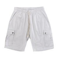 Pantalones cortos de trabajo multibolsillos estilo americano para hombre, informales, ajustados, con cordón, de verano - details 18