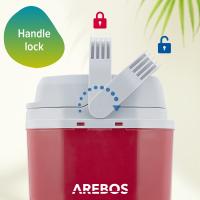AREBOS Termoeléctricas coche caja fría mantener la caja caliente 12V 230V Rojo - details 21