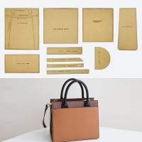 YOMDID 10PCS Plantillas De Papel Kraft Para Bolsos Cruzados De Hombro Y Tote DIY Moldes De Bricolaje Para Cuero Hecho a Mano Suministros De Manualidades - details 4