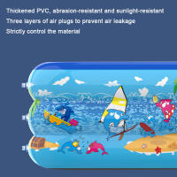 Piscina Inflable Para La Familia Adecuada Para Adultos Y Niños Juguete De Agua Para Fiestas Outdoor E Indoor Para Verano PVC Patrón Cartoon - details 8