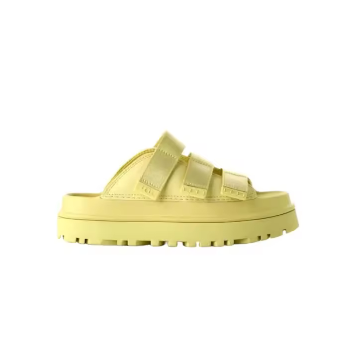Sandalias Ugg Goldenglow Slide Mujer Verde - 1