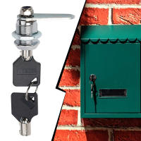 Cerradura De Cilindro Para Armario Mailbox Cerradura De Cam Para Muebles Puerta Gabinete Locker Caja Con 2 Llaves Herramienta De Muebles - details 5