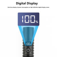 Linterna Táctica De Alta Potencia Con Luz LED Longitudinal Recargable Tipo-C Zoom Aleación De Aluminio Torcha Exterior Lámpara - details 11