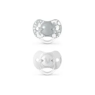 Suavinex Chupete Todosilicona Tetina Fisiológica Sx Pro 0-6, 2 Unidades - 1