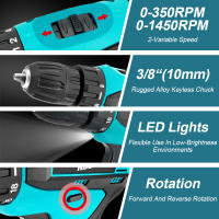 Taladro Eléctrico Recargable Sin Cable 12V Motor Sin Escobillas Adecuado Para Batería Makita 18V Herramienta De Impacto - details 2
