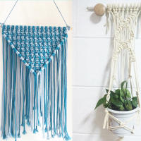 Cordón De Algodón 5mm Eco-amigable Tejido Alto Tensión Hilo Torcido Para Manualidades Y Decoración Del Hogar 5M Por Lote - details 10