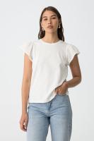 Camiseta graciosa blanca de Tiffosi, con mangas perforadas - details 0