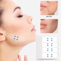 40Pcs Pegatinas De Levantamiento Para La Cara Invisible Y Transparente Herramientas Adhesivas Para Piel Flácida Y Arrugas V-Forma - details 6