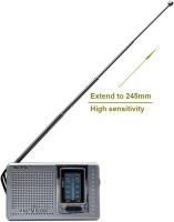 Radio Portátil Am/FM, Radio de Bolsillo Portátil con Chip, Funciona con Pilas, con Altavoz Incorporado Grande para Emergencias en Viajes a Casa - details 4