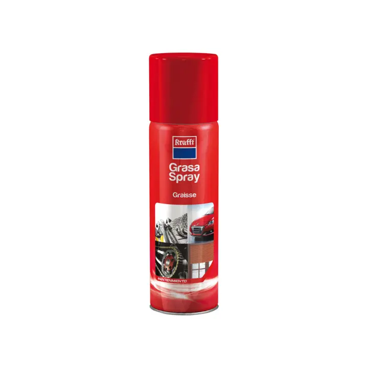 Krafft Grasa Spray 500 Ml Aceite Mineral Larga Duración Adhesión Presión Spray Fácil Secado - 1