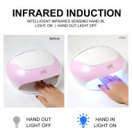 Lámpara De Uñas LED 60 LEDs Secador Profesional Con Base Removible Y Timer Sensor Inteligente Para Curar Gel Pulverizador De Uñas Herramienta De Cuidado De Uñas - details 5