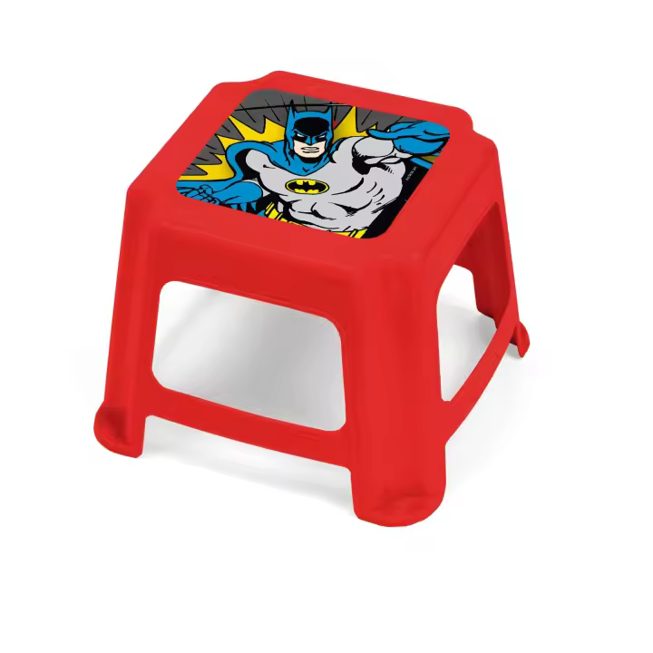 ARDITEX BT16167 Taburete de plástico de 27x27x21cm de WARNER BROSS-Batman - 1