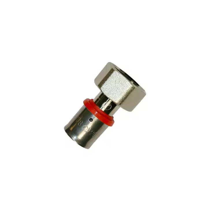 SUINGA Racor loco 3/4'' para Tubo multicapa 20 mm, para uso con maquina prensadora, gris - 1