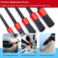 Brocha Limpieza Coche, 9PCs, Limpieza Coche Interior, Cepillos De Limpieza para Coche, Cepillos Detailing Coche Cerdas Suaves - details 4