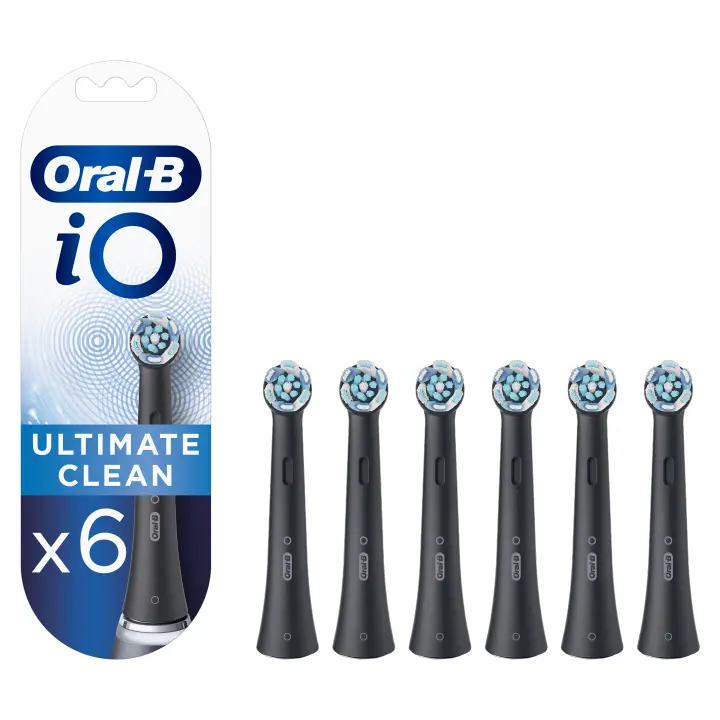 Oral-B iO Ultimate Clean cabezal de recambio para cepillo de dientes eléctrico pack de 4 y 6 unidades, Producto Europeo con Garantía Oficial. - 1
