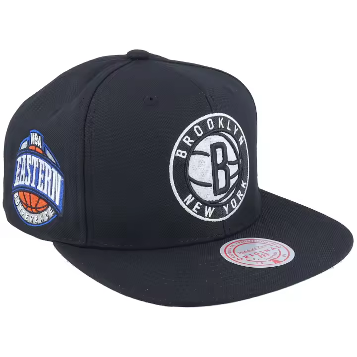Gorra Mitchell & Ness Brooklyn Nets para unisex en color negro - 1