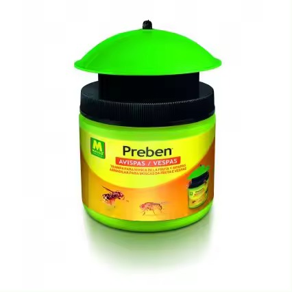 Trampa para Mosca de la Fruta y Avispas Preben de Masso - Control de Insectos para Exteriores e Interiores - 1