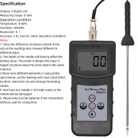 Medidor De Humedad De Suelo Digital Precisión Alta 0-50% Higrometro Para Prueba De Arena Del Río Cemento Tierra Herramienta De Sensor Plater PMS710 - details 6