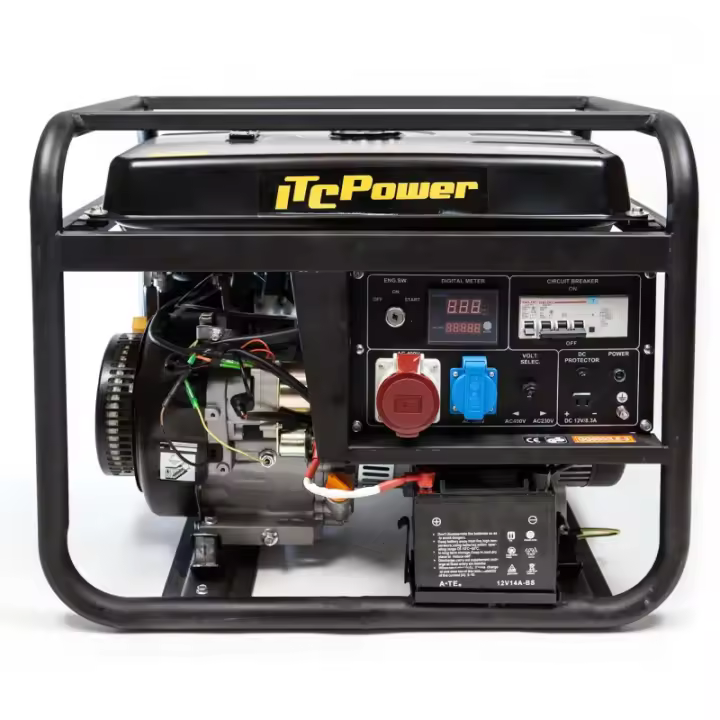 GG9000LE-3R Generador Gasolina Trifásico ITCPower Automático ATS - 1