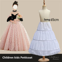 Falda Acolchada Para Niñas Con Aro Interior Blanca A-line Vestido De Baile Infantil Material Poliéster Y Acrílico - details 3