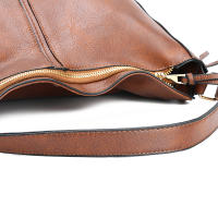 Bolso Hombro Mujer DIDABEAR De Cuero Gran Capacidad Estilo Vintage Casual Bolso De Mano Tote Bolsa De Moda Con Solapa - details 6