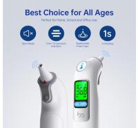 Termómetro Digital Oido Bebe Femometer, Termómetro para niños, adultos y bebés, con memoria de 30 lecturas y alerta de fiebre con 3 colores. Incluye fundas desechables para la sonda - details 4