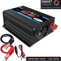 Inversor de onda sinusoidal pura para coche, convertidor de voltaje, herramienta LED, USB Dual, 12V a 220V/110V, 1600W, 2500W, 3500W, negro/amarillo (opcional) - details 1