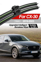 LimpiaParabrisas Láminas De Limpieza Del Parabrisas Para Mazda CX-30 2019-2023 Pares Accesorios De Ventanas Delanteras De Goma Natural Inteligentes Boneless Adecuado Para El Tamaño Original Del Coche - details 0