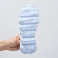 Zapatillas De Mujer Con Estampado De Mariposa Y Cristales Cómodas Y Antideslizantes Talla Grande Blanca Zapatos De Caminar Slip on Con Malla - details 6