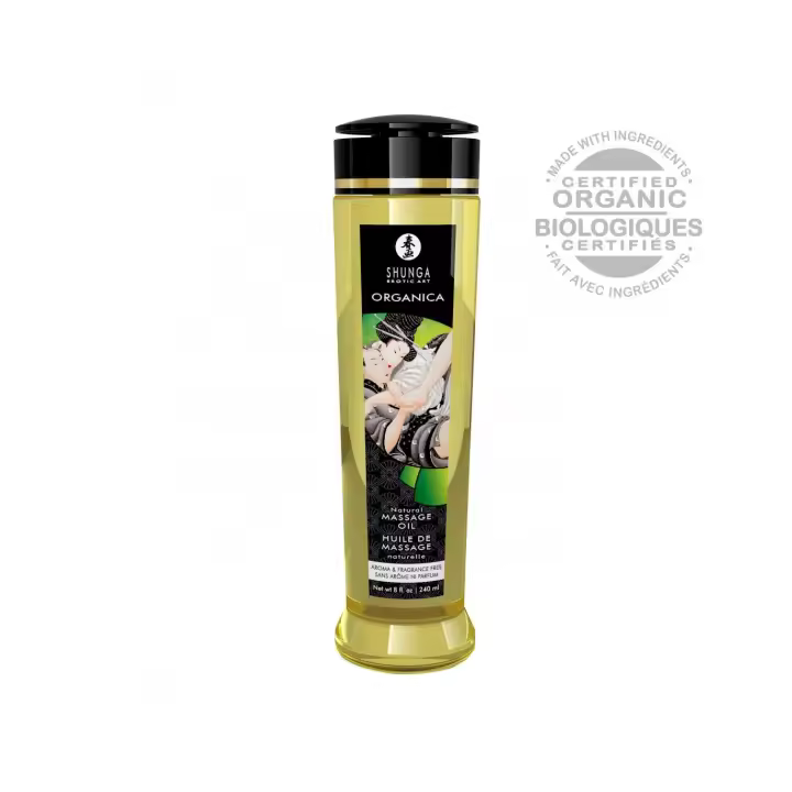 Belover Shunga - Aceite de Masaje Orgánico Sin Fragancia 100% Natural - Estimulante - 240ml - 1
