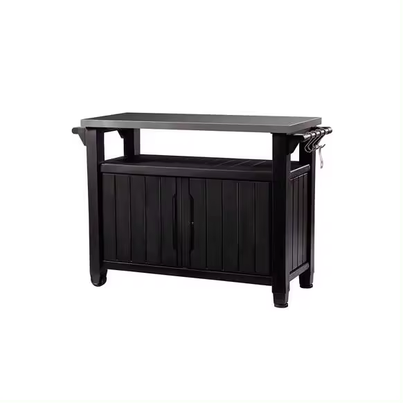 MESA BARBACOA RESINA MARRON MARCA KETER - 1