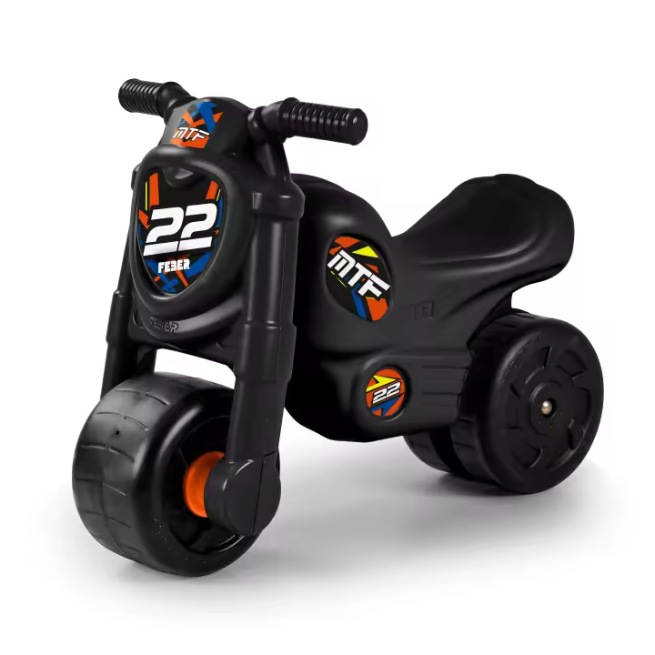FEBER - Motofeber Jumper Rider, Moto Correpasillos para Niños, Ruedas Anchas Estables, Uso para Dentro y Fuera de Casa, para Niños de 1,5 a 3 años, Famosa (FED24000) - 1
